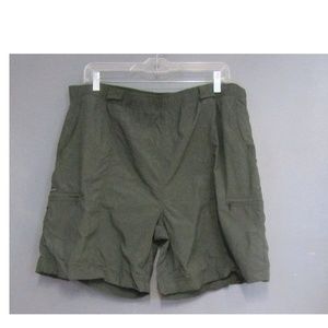 Ouray Green 100% Nylon Packable Shorts Size L